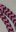 Multileine 2,40 mtr - verstellbar - aus BAUMWOLLE in pink/schwarz